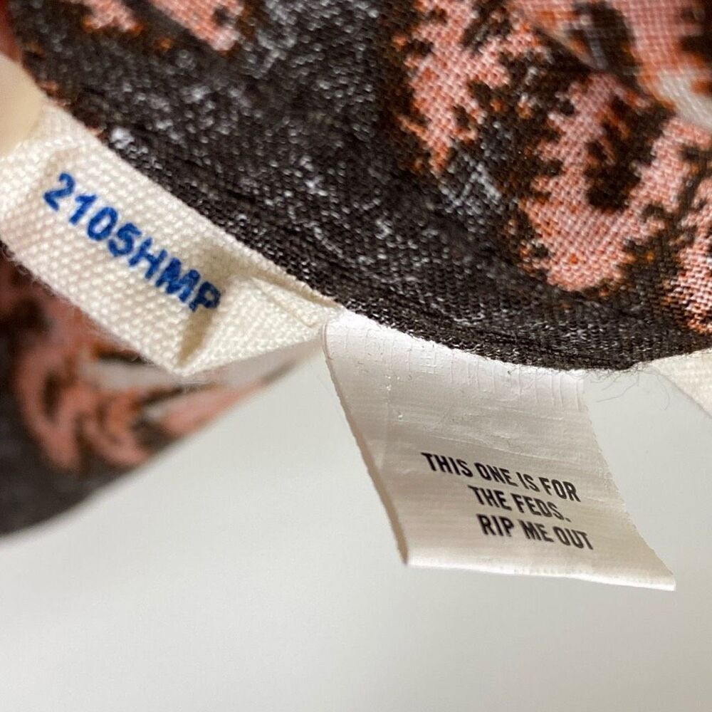 Taylor Stitch The Short Sleeve Hawthorne in Mirage Palm Linen Blend Button Up XS - Picture 7 of 7